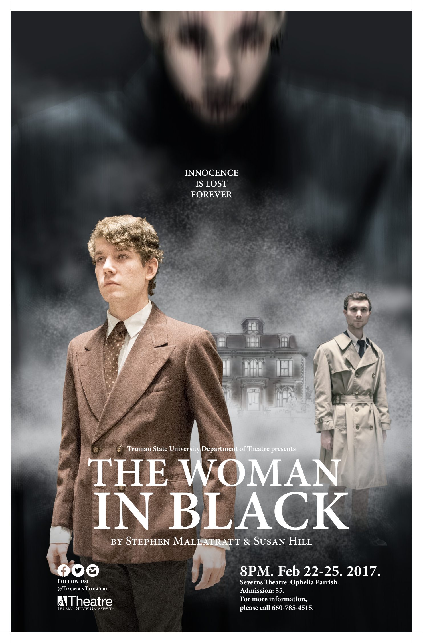 woman in black poster 381